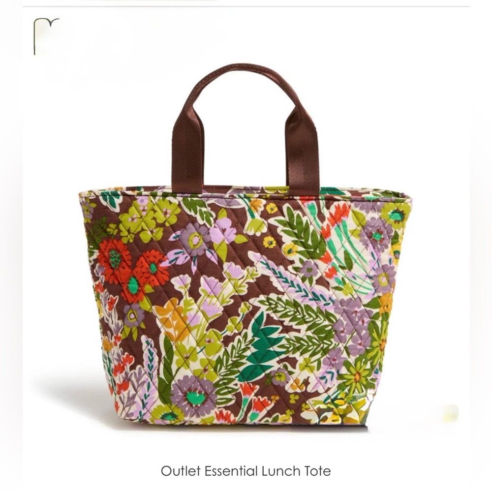 Vera Bradley Lunch Tote in Evening Garden